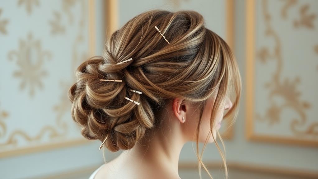 chaotic hair style elegance