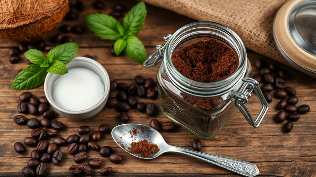 exfoliating coffee body treatment