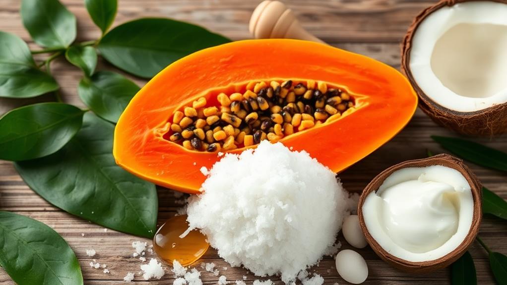 exfoliating with papaya benefits