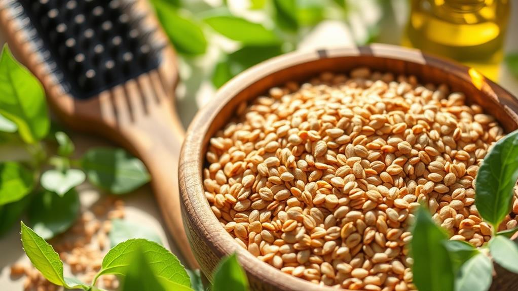 flax seeds promote hair growth