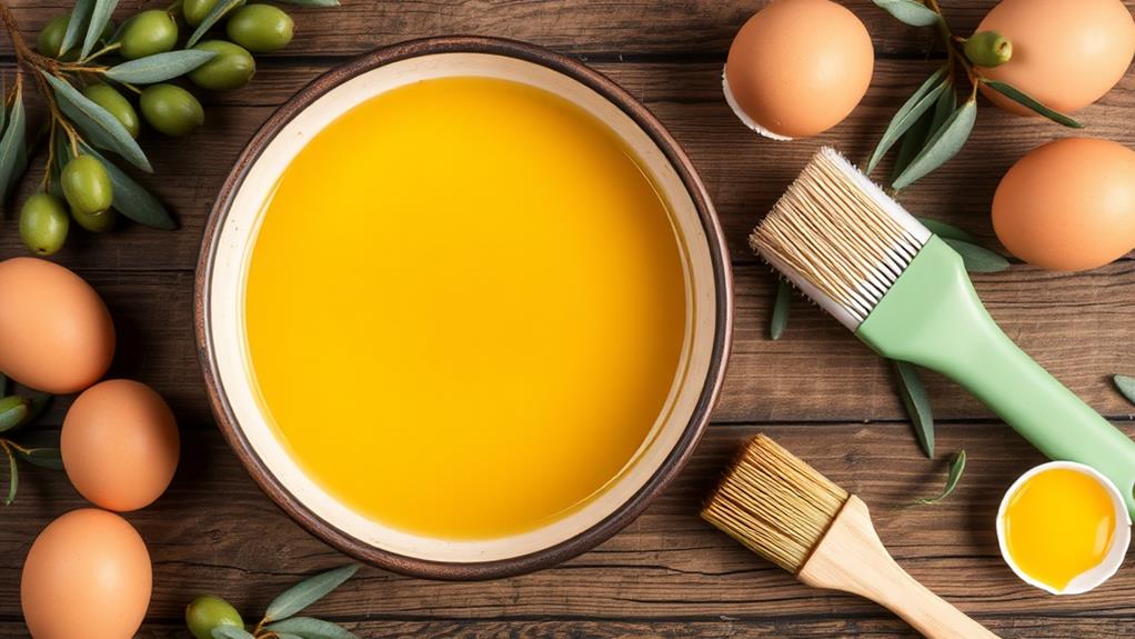 nourishing egg olive oil