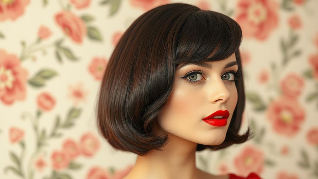 retro chic short hairstyle