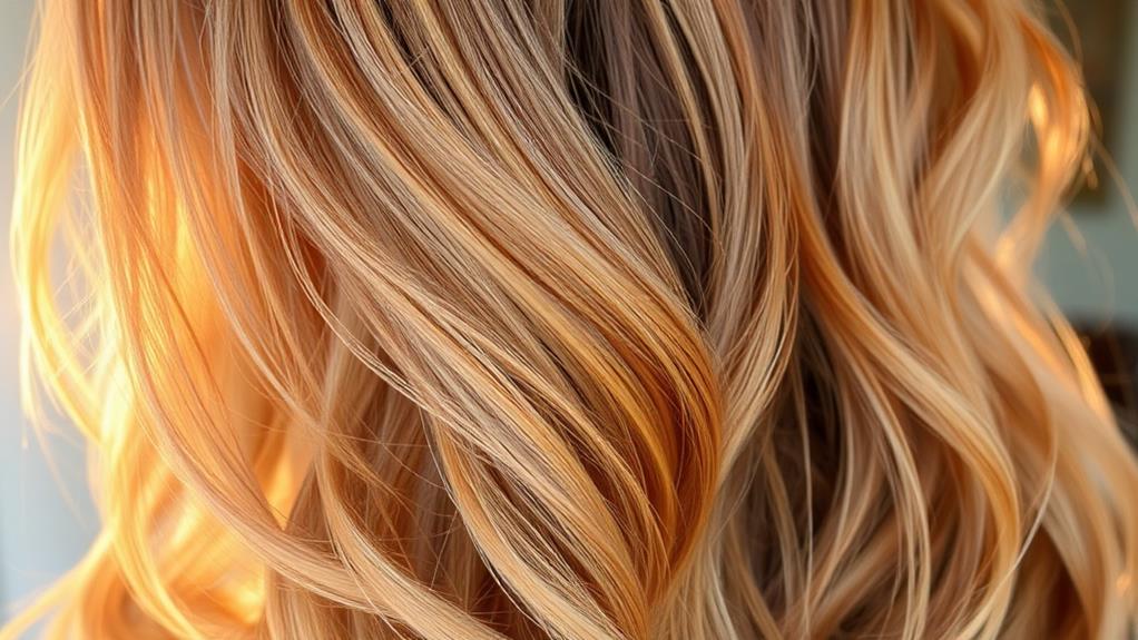 sweet golden hair accents